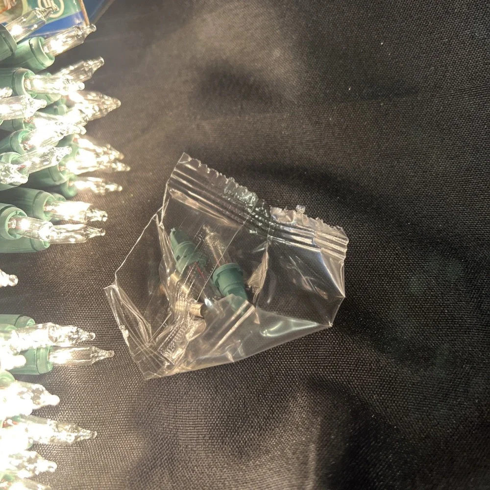 GE 100 Miniature Lights Clear‎ Lights White Wine NIB